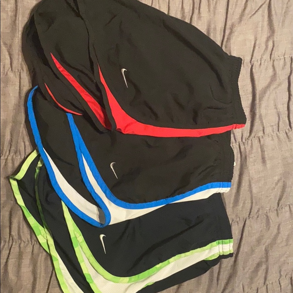 3 pair Nike women’s running shorts